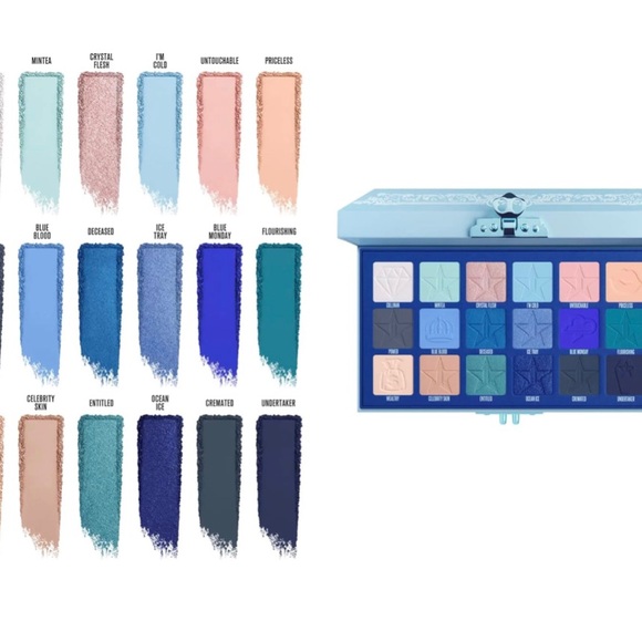 Jeffree Star Cosmetics Blood Sugar Blue Blood Eyeshadow Palette (NWT) - Picture 5 of 6